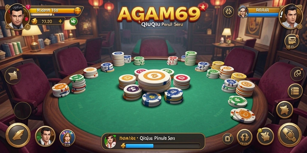 Screenshot gameplay QiuQiu AGAM69 yang menarik dan interaktif.