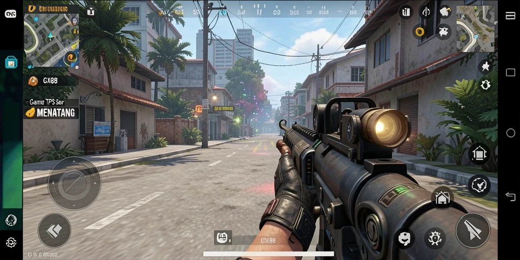 Tampilan menarik dari gameplay GX88 yang intens dan mendebarkan.