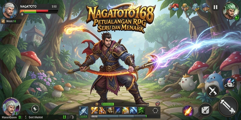 Tampilan gameplay RPG yang seru di NAGATOTO168.