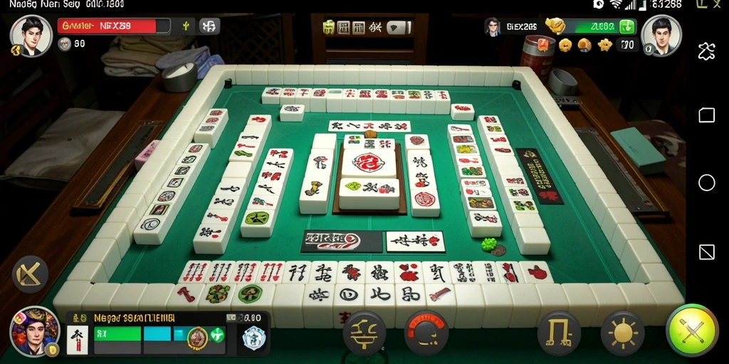Tampilan gameplay seru di NEX288 dengan berbagai tantangan Mahjong.
