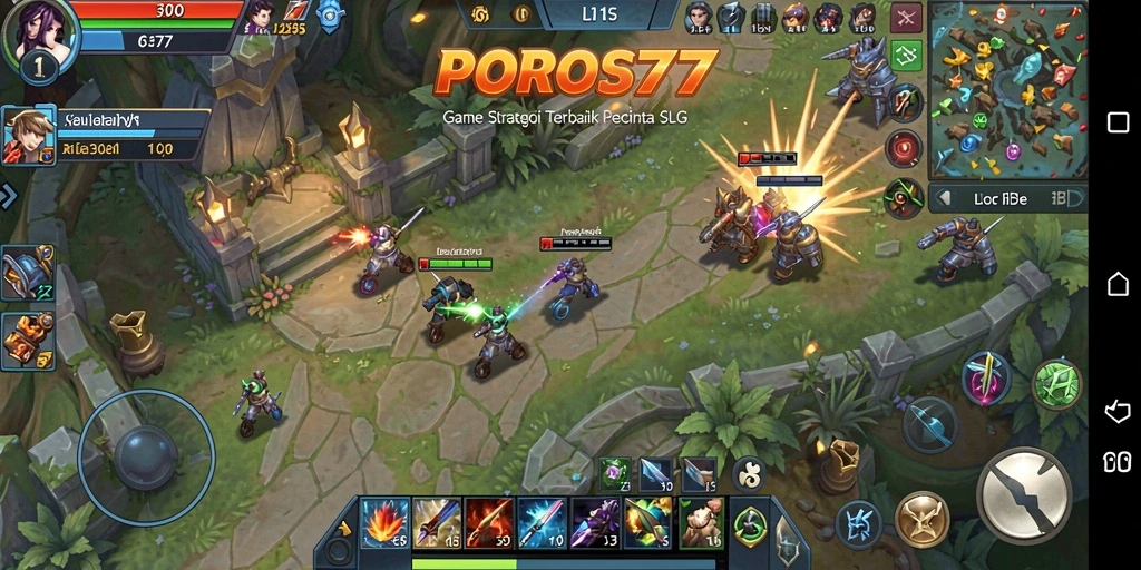 Tampilan gameplay POROS77 yang mendebarkan dalam dunia SLG.