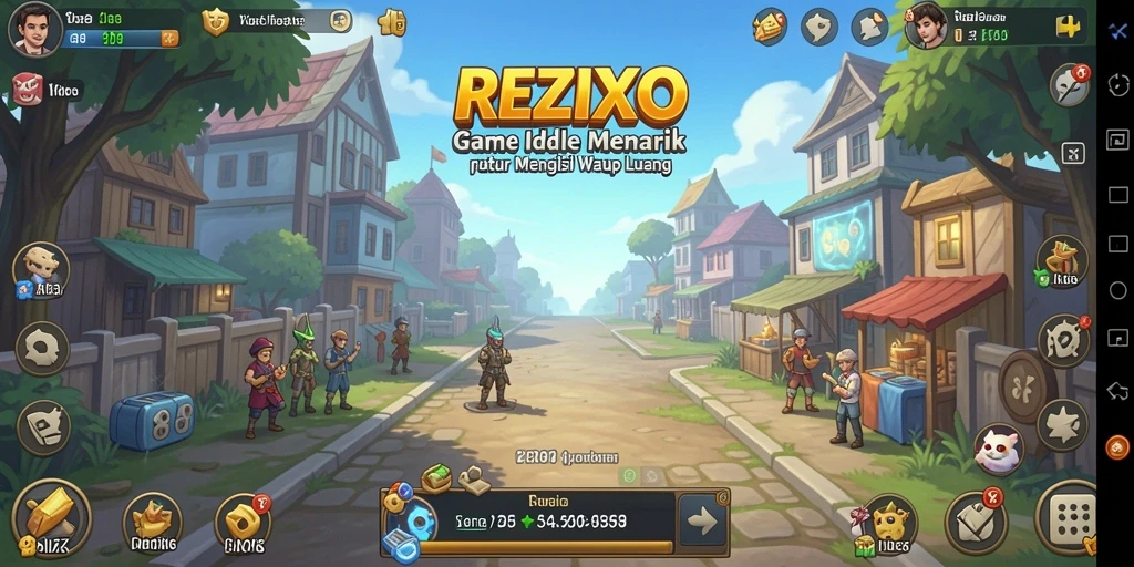 Screenshot gameplay <strong>REZIXO</strong> menunjukkan momen seru saat mengumpulkan item.