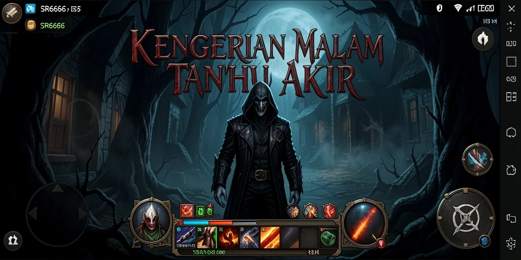 Tampilan gameplay horror SR6666 yang mencekam dan mendebarkan.